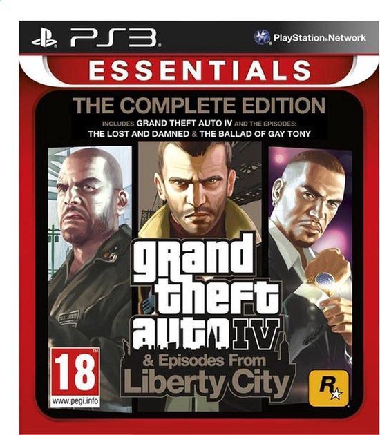 GTA IV (4) The Complete  Edition (Essentials) /PS3 van Rockstar Games