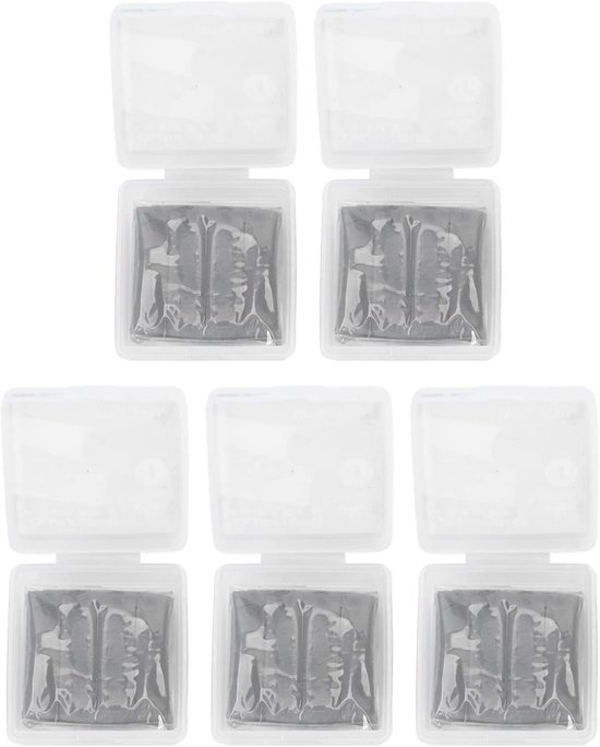 Gummen voor Het Corrigeren, 5 Gum Kneedbare Gummen met Brede Toepassing, Premium Materiaal, Praktisch Gereedschap, Grote Waterabsorptie, voor Schetsschilderen, Enz