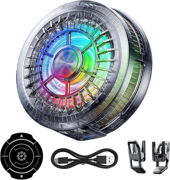 Halfgeleiderradiator voor mobiele telefoons, lichtgewicht en dun ontwerp, krachtige koeling, 3 instelbare standen, perfect voor gamers en intensieve app-gebruikers, optimale prestatie en gebruiksgemak
