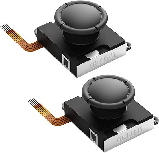 Hall Effect Joystick - Joycon Vervanging - Games Besturen - Geen Drift - 2 Stuks van Merkloos