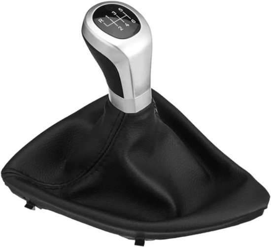 Handmatige versnellingspook knop voor BMW 1 Serie E81 E87 E87 LCI E88 E82 - Zilver 6 versnellingen
