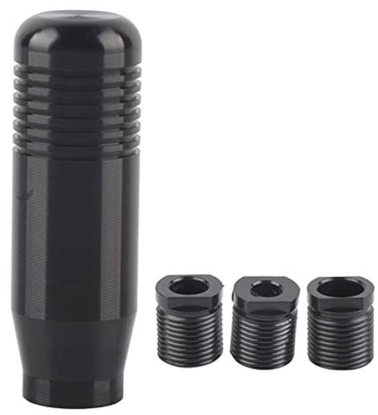 Handmatige Versnellingspookknop 8,5 cm - Aluminium Pookknop Zwart van Merkloos