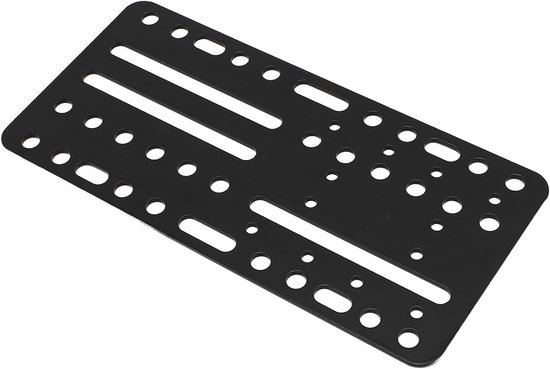 Handrem Montageplaat - Joystick Houder - Sim Racing - Verstelbare Gaten - 217 x 104 mm - Zwart