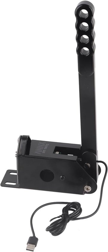 Handrem Simulator - Race Controller - SIM Racing - Verstelbaar Aluminium - 38x20x11 cm - Zwart van Merkloos