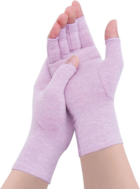 handschoenen voor dames en heren, ademende zachte katoenen halfvingerhandschoen spandex mix, comfortabele pasvorm, vochtafvoerend, ideaal voor sportwerk