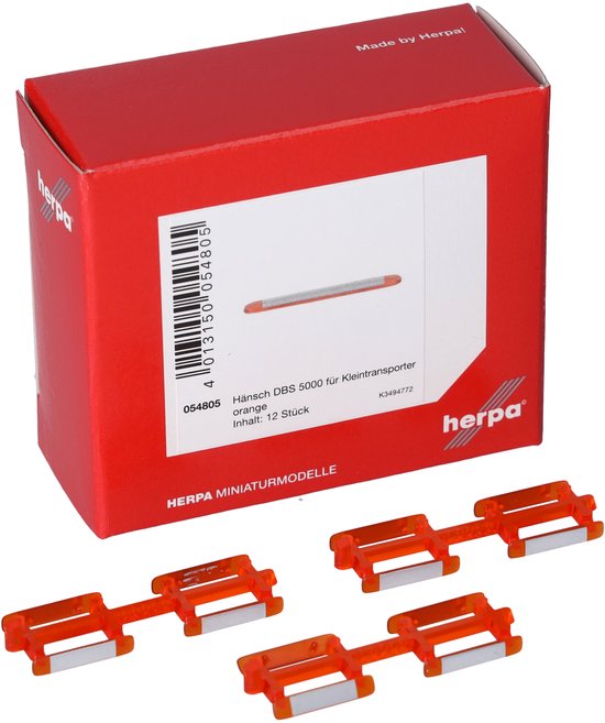 Hänsch DBS 5000 Zwaaibalk Transporter, Oranje (12 St.) van Merkloos