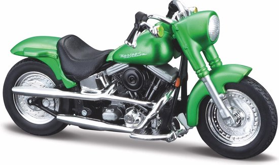 Harley Davidson FLSTF Straat Stalker Groen van Harley-Davidson