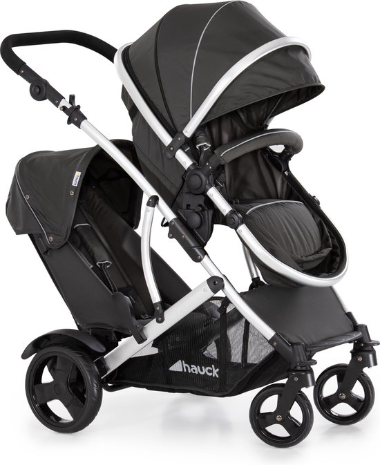 Hauck Duett 2 duo buggy - Vanaf geboorte - Zwart van Hauck