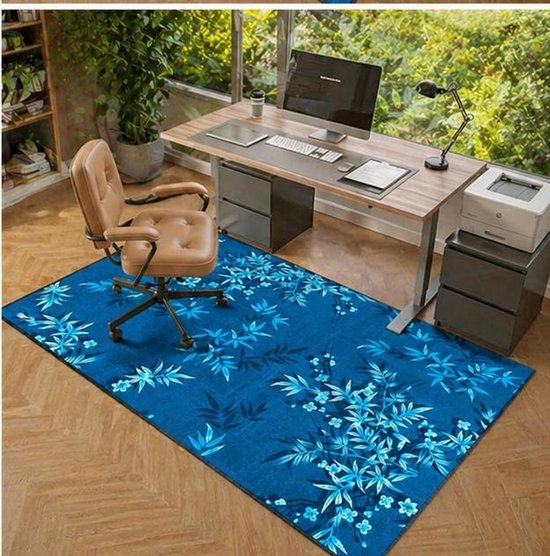 Heavy Duty Office & Gaming Chair Floor Protection Mat 160 x 180 cm – Anti-Slip Premium Desk Chair Mat for Hardwood, Carpet & All Floors – Noise Reduction & Scratch Protection – Vermissen van Merkloos