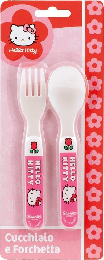 Hello Kitty bestekset Tulp 2 delig van Hello Kitty