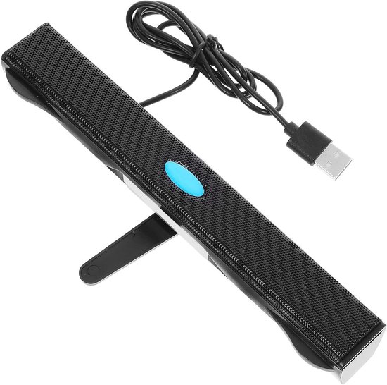 HEMOTON Computer Bar Small Stereo Speakers Desktop Strip Television Trumpet Notebook USB Sound Bar For Computer Sound Bar For TV Mini USB Speaker Audio Surround Sound Bar