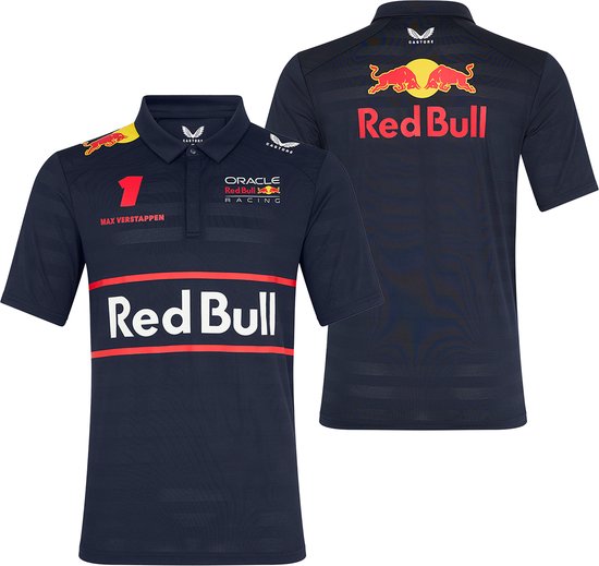Heren - Driver Polo 2025 - Max Verstappen - Red Bull Racing XXXXL van Merkloos