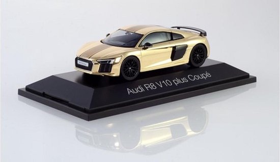 Herpa Audi auto R8- goud van Herpa