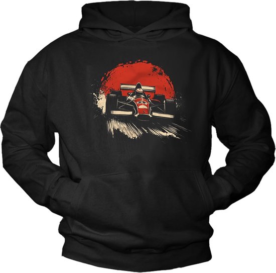 Herren Hoodie - Sportshirt Met Capuchon - Casual Gebruik - Premium Kwaliteit Katoen - Klassieke Pasvorm - Zwart