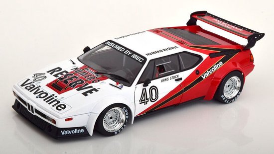 Het 1:18 Diecast-model van de BMW M1 Procar #40 Winnaar van de ProCar Series Monaco van 1980. De rijder was H.J. Stuck. De fabrikant van het schaalmodel is Werk83. Dit model is alleen online beschikbaar van $
