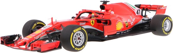 Het 1:18 Diecast-model van de Ferrari SF71H #47 van de Fiorano-test van 2021. De rijder was Mick Schumacher. De fabrikant van het schaalmodel is BBR Models. Dit model is alleen online beschikbaar van BBR Models