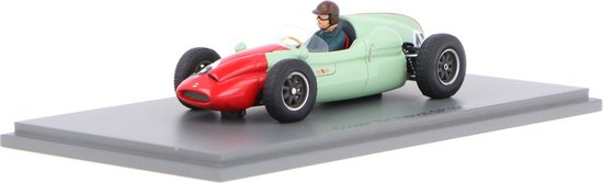 Het 1:43 Diecast-model van de Cooper T51 #48 van de Franse GP van 1960. De rijder was B. Halford. De fabrikant van het schaalmodel is Spark. Dit model is alleen online verkrijgbaar van Spark