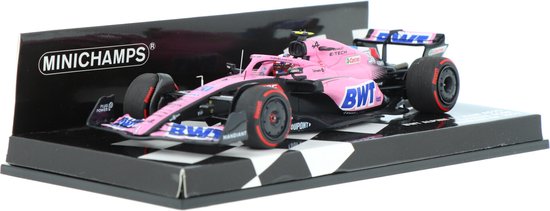 Het 1:43 Diecast Model van het BWT Alpine Team A522 #31 van de Bahrein GP 2022. De bestuurder was E. Ocon De fabrikant van het schaalmodel is Minichamps.Dit model is alleen online beschikbaar van Minichamps