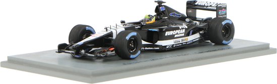 Het 1:43 Diecast-model van het Minardi PS01 Team European #20 van de GP van Australië van 2001. De coureur was Tarso Marques. De fabrikant van het schaalmodel is Spark.Dit model is alleen online beschikbaar. van Spark