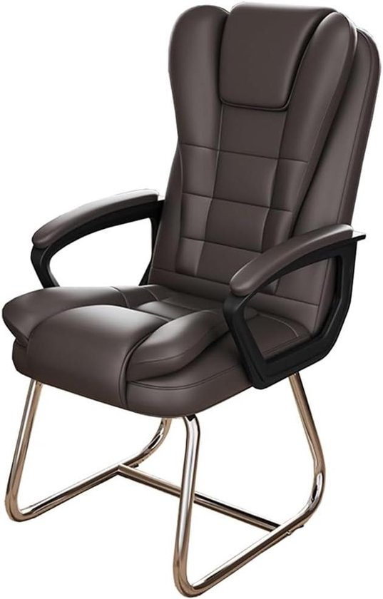 High Back Ergonomic Fabric Gaming Chair With Double Seat Cushion Brown Racing Style Office Computer Chair for Office Meeting Room