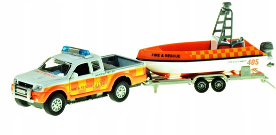 Hipo Auto met Motorboot Geluid & Licht Sl67WB - 3 Jaar+ van Merkloos