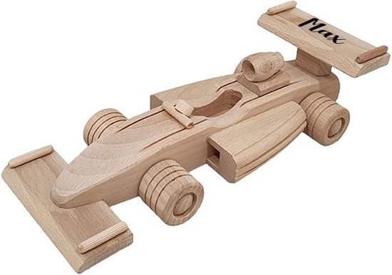 Hobbygroep Houten Formule 1 Raceauto 27x10,7x7,5 cm van Creotime