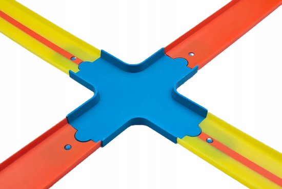 HobbyHold X-Kruising voor Hot Wheels Banen - Blauw van HobbyHold