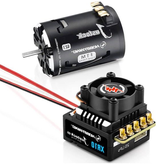 HobbyWing Combo Motor Xerun Justock G3S 17,5T 2750 kV 1/10 Drift, 3,175 mm as