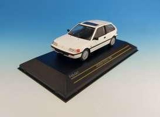 Honda Civic 1987 Model - Wit 1-43 First 43 Models van Merkloos