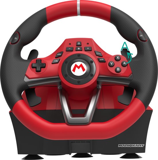 Hori Mario Kart Racestuur Pro Deluxe - Officieel Gelicenseerd - Nintendo Switch van Merkloos