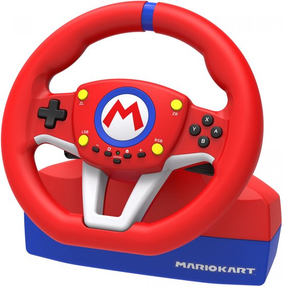 Hori Mario Kart Racestuur Pro Mini - Officieel Gelicenseerd - Nintendo Switch van Merkloos