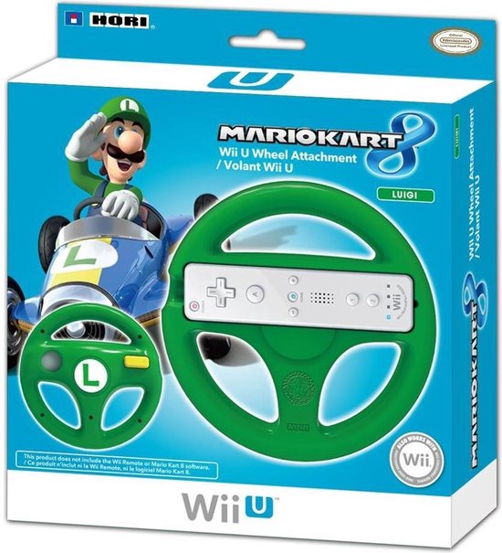 Hori Mariokart 8 Stuur (Luigi) van Merkloos