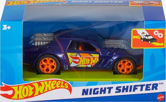Hot Wheels 1:43 Pull Back Cars - Blauw van Merkloos