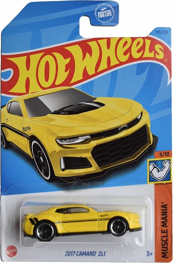 HOT WHEELS 2017 CAMARO ZL1 YELLOW (1:64) 135/250 van Hot Wheels
