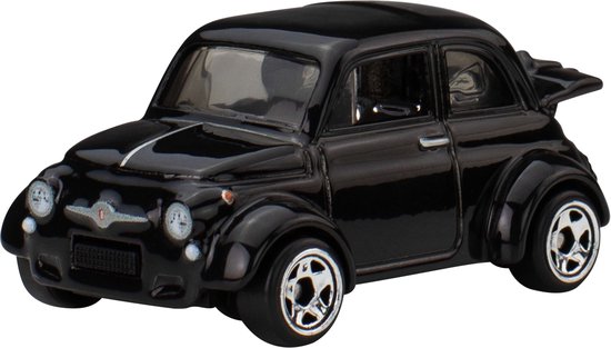 Hot Wheels 60's Fiat 500 D Modificado, National Icons JBY88 Schaal 1/64 Auto, 3 jaar, Metaal, Zwart van Hot Wheels
