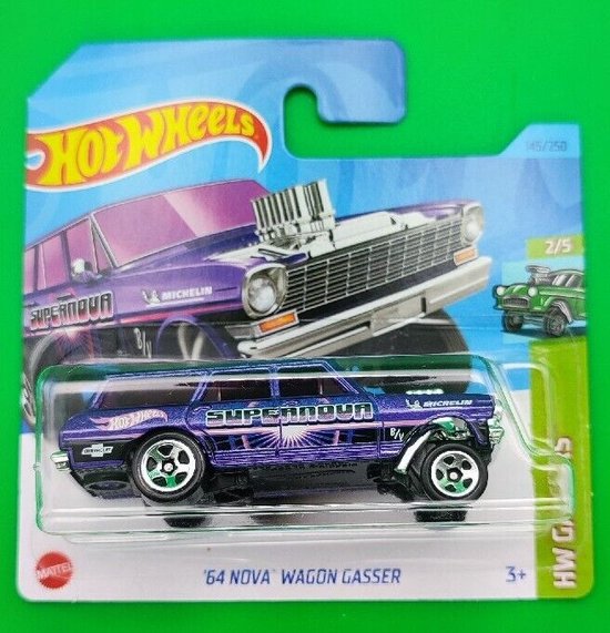 Hot Wheels 64 Nova Wagon Gasser 1:64 van Hot Wheels