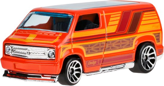 Hot Wheels 77 Dodge Van, Auto, 3 jaar, Metaal, Oranje van Hot Wheels