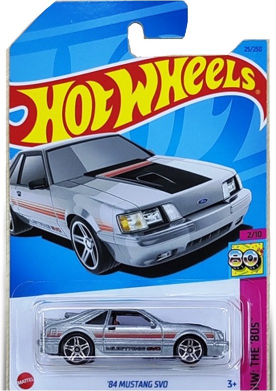 Hot Wheels 84 Mustang SVO - Die Cast 7 cm - Voertuig - Spaar ze allemaal van Hot Wheels
