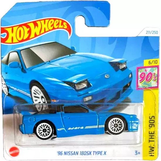 HOT WHEELS '96 NISSAN 180SX TYPE X 211/250 (1:64) HW THE '90S van Hot Wheels