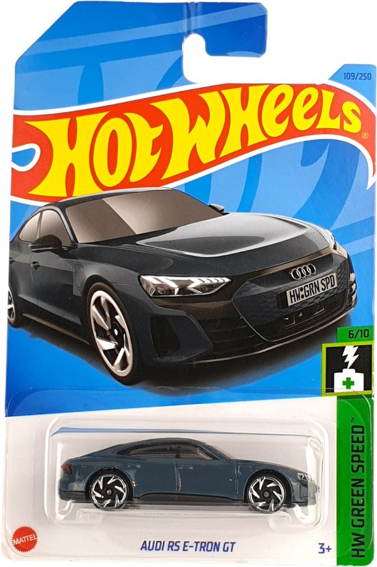 HOT WHEELS AUDI RS E-TRON GT GREY 109/250 1:64 HW GREEN SPEED 6/10 van Hot Wheels