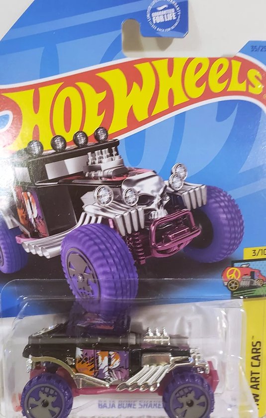 HOT WHEELS BAJA BONE SHAKER 35/250 1:64 HW3/10 HW ART CARS 3/10 van Hot Wheels