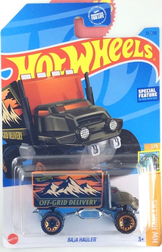 HOT WHEELS BAJA HAULER 33/250 (1:64) OFF GRID DELIVERY 3/5 van Hot Wheels