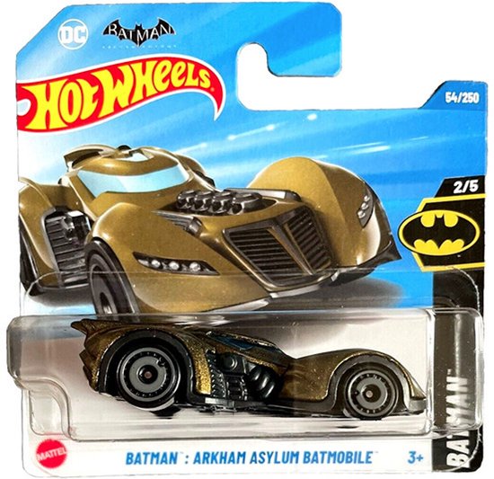 HOT WHEELS BATMAN ARKHAM ASYLUM BATMOBILE 54/250 HW BATMAN 2/5 van Hot Wheels