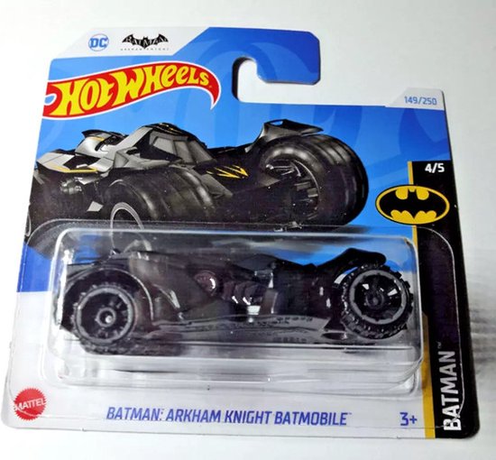 HOT WHEELS BATMAN ARKHAM KNIGHT BATMOBILE 149/250 1:64 HW BATMAN 4/5 van Hot Wheels