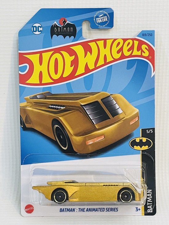 HOT WHEELS BATMAN THE ANIMATED SERIES GOLD 169/250 (1:64) BATMAN 5/5 van Hot Wheels