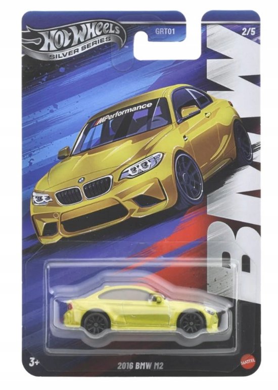 Hot Wheels BMW M2 2016 - Limoncello - Schaal 1:64 van Merkloos