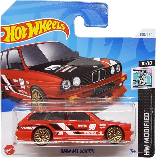 HOT WHEELS BMW M3 WAGON RACING RED 90 138/250 1:64 HW MODIFIED 10/10 van Merkloos