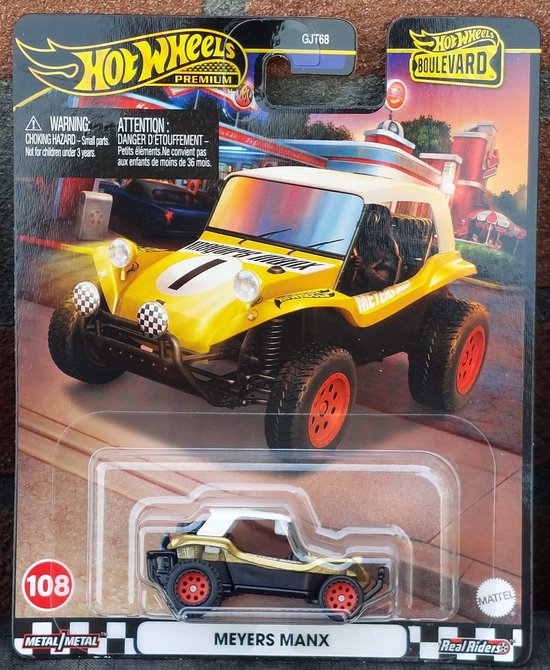Hot Wheels Boulevard HRT57 Meyers Manx speelgoedvoertuig van Hot Wheels