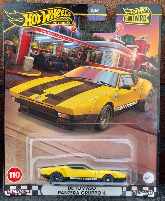 Hot Wheels Boulevard HRT75 De Tomaso Pantera Gruppo 4 speelgoedvoertuig van Hot Wheels