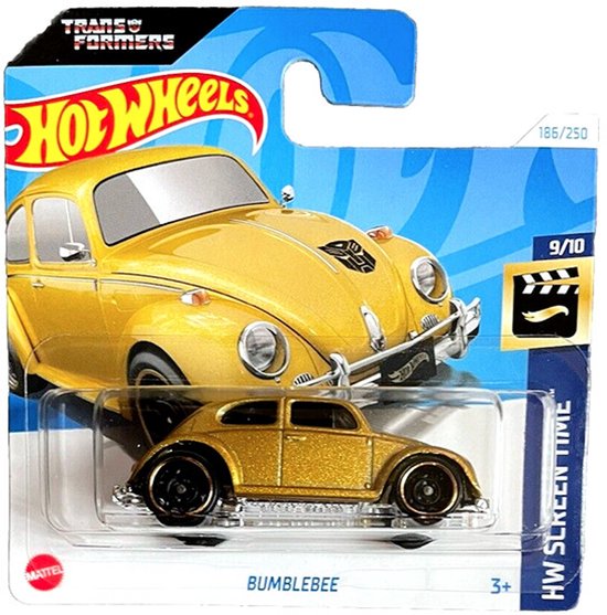 HOT WHEELS BUMBLEBEE VW KEVER GOLD 186/250 HW SCREEN TIME 9/10 1:64 SHORT CARD van Merkloos